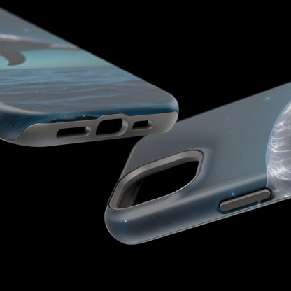 Midnight Ocean Dolphin - MagSafe-Compatible Case