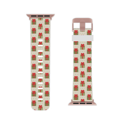 Festive Holiday Gift Pattern  Apple Watch Band