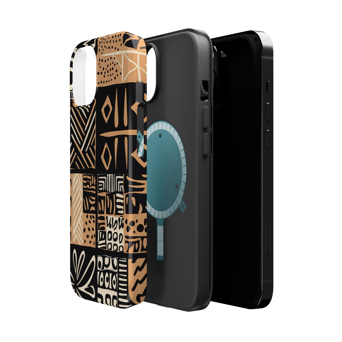 Tribal Geo-Pattern MagSafe Case – Bold Ethnic Design