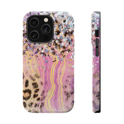 Glitter Glam Leopard – Magsafe iPhone Series Case