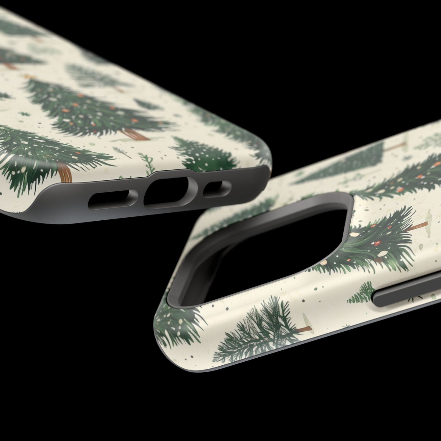 Festive Christmas Tree Forest Pattern – MagSafe iPhone Series Case