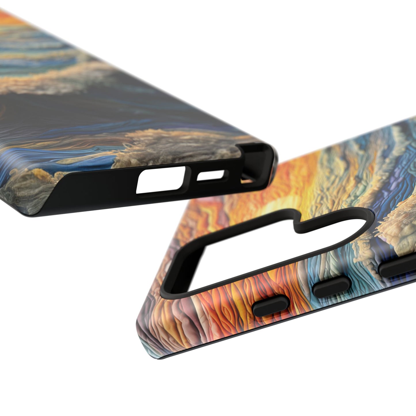 Textured Ocean Sunset Waves – Samsung Galaxy Series Case