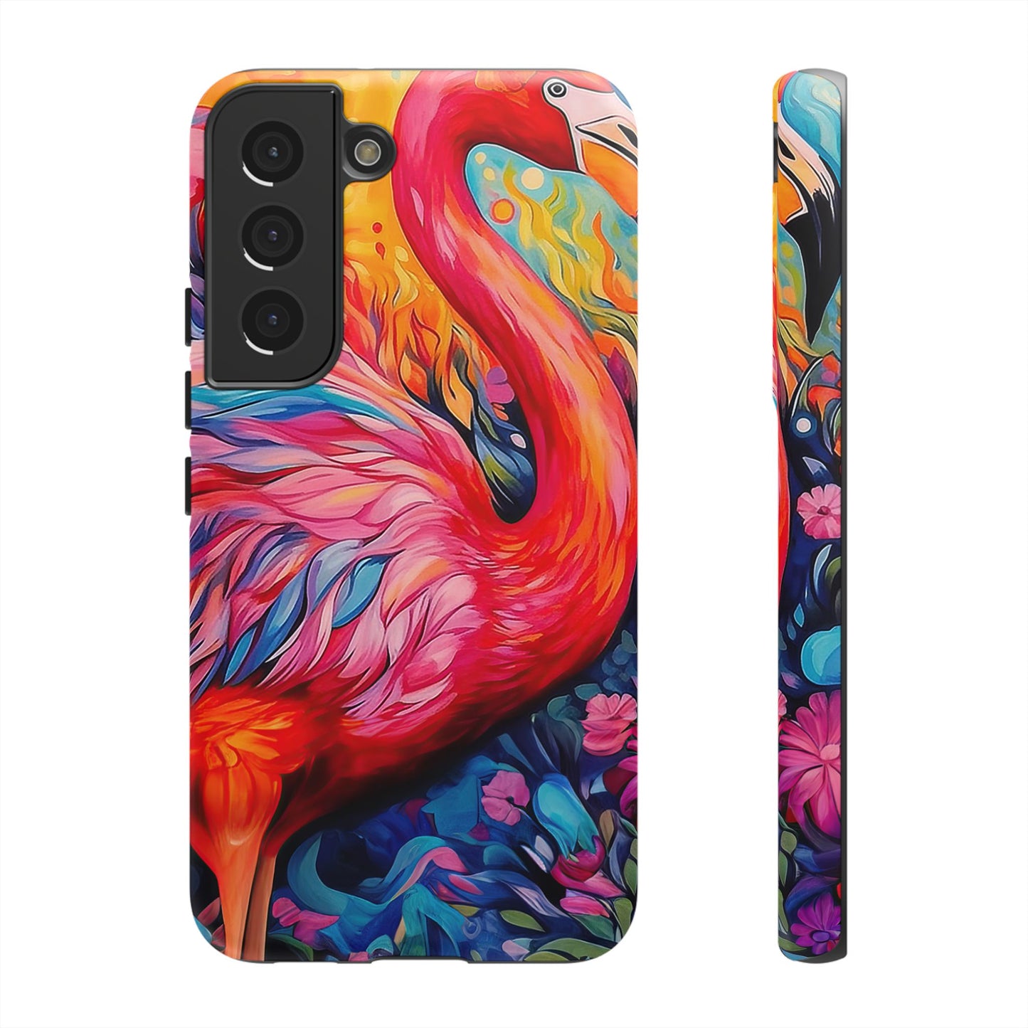 Flamingo Fiesta – Vibrant Flamingo Samsung Galaxy Phone Case