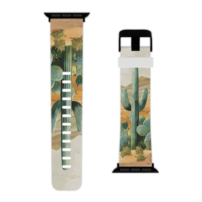 Desert Oasis Cactus Apple Watch Band