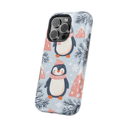 Penguin in Winter Wonderland MagSafe iPhone Case