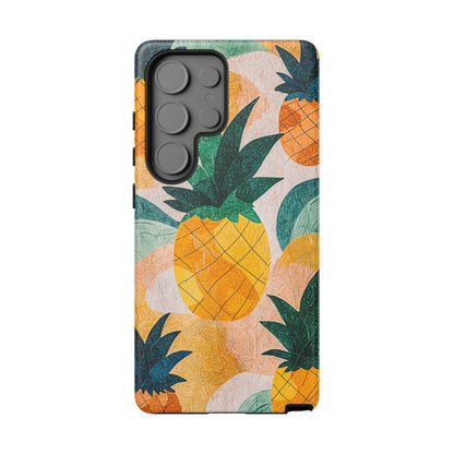 Tropical Pineapple Samsung Galaxy  Case – Vibrant Fruit Design, Tough Dual-Layer Protection