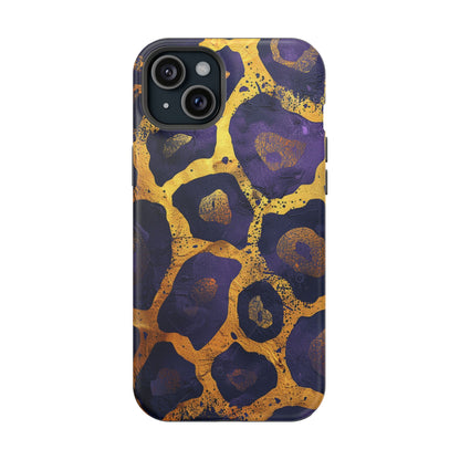 Regal Amethyst Leopard iPhone Case