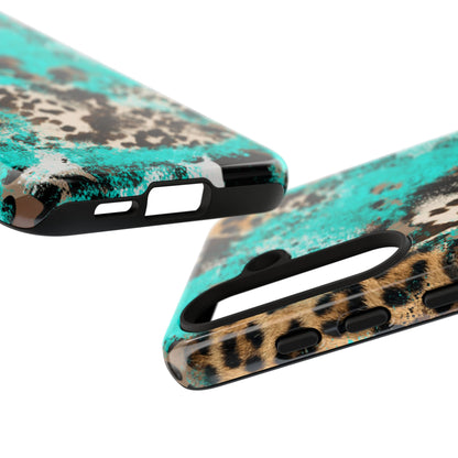 Aqua Splash Leopard - Samsung Galaxy Series Case