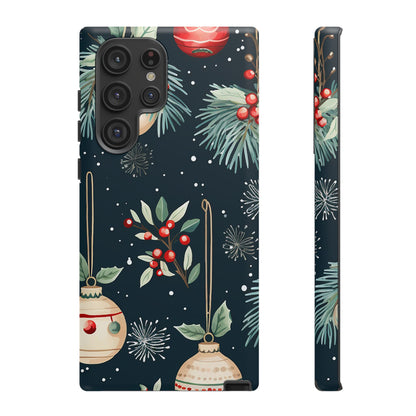 Elegant Christmas Ornaments and Pine - Samsung Galaxy Series Case