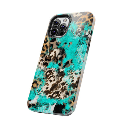 Aqua Splash Leopard - iPhone Series Case