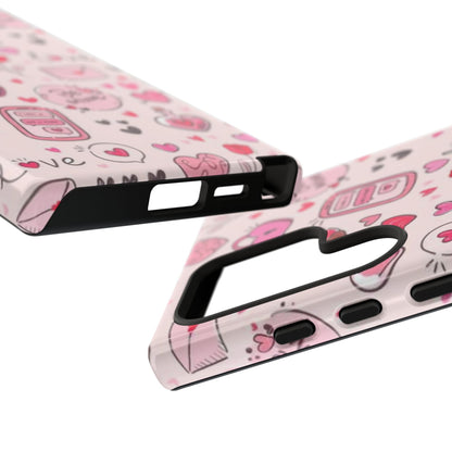 Samsung Galaxy Case: Playful Valentine's Day Icons Case