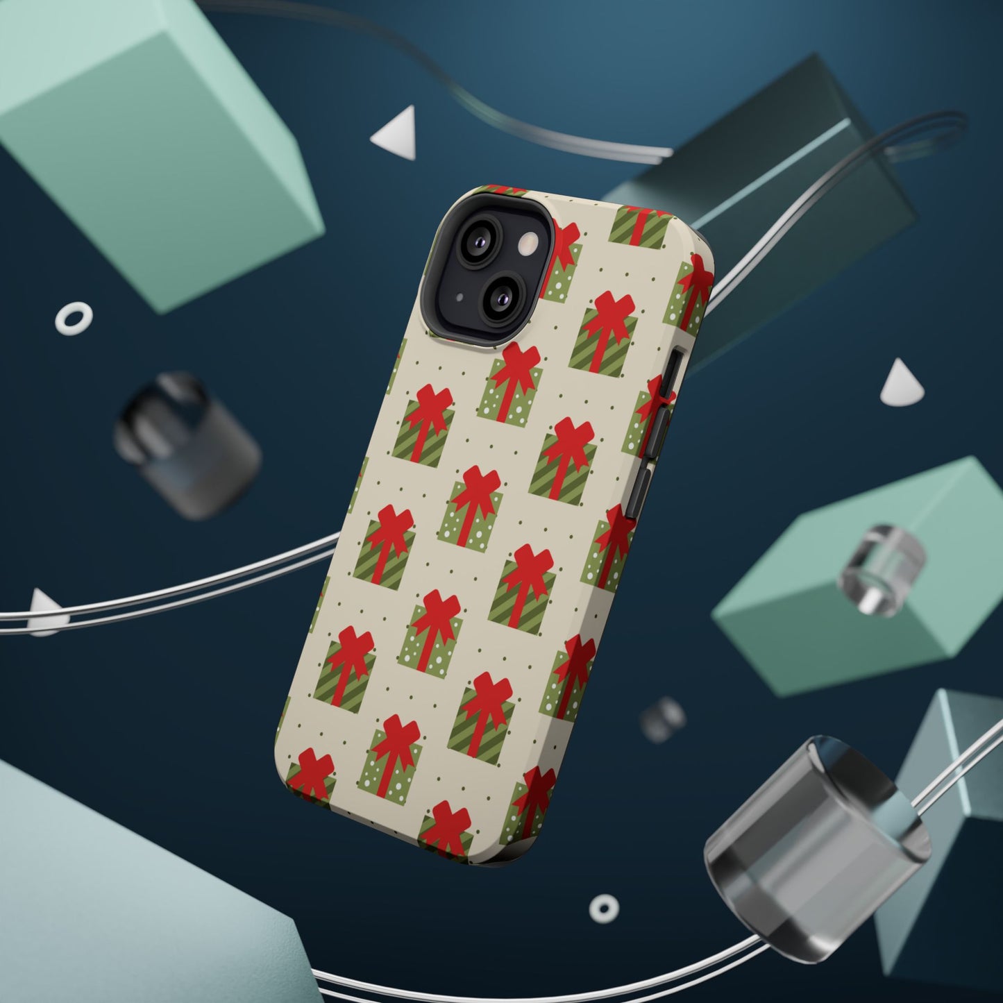 Festive Holiday Gift Pattern - MagSafe iPhone Series Case