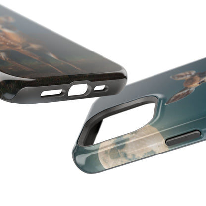 MagSafe-Compatible iPhone Case – Mystic Fawn Under the Moonlit Sky