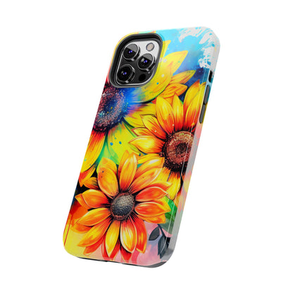 Vibrant Sunflower Splash - iPhone Series Case