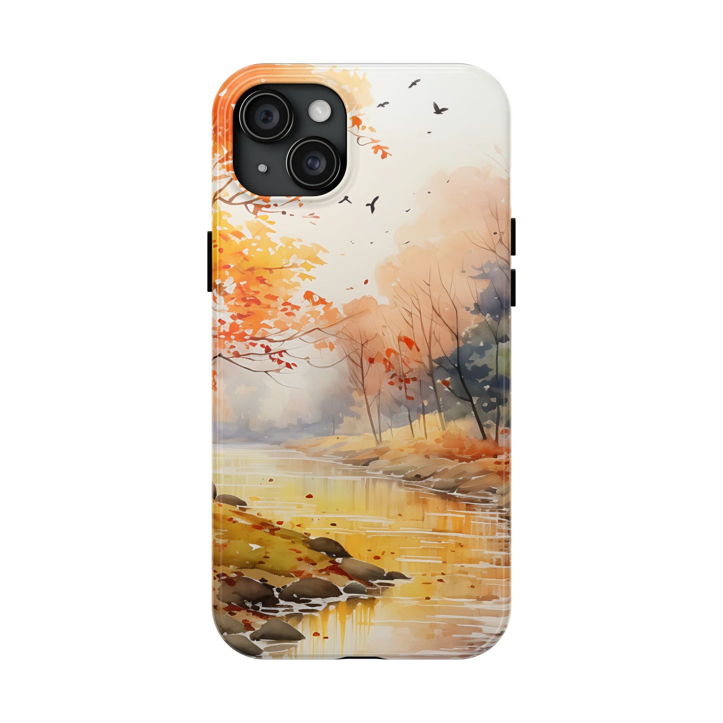 Autumn River Serenity – iPhone Case