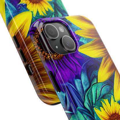 Purple & Gold Sunflower Dream - iPhone Series Case