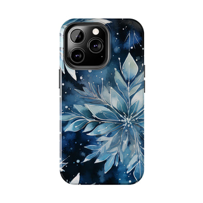 Winter’s Embrace – Blue Snowflake Samsung Galaxy Case