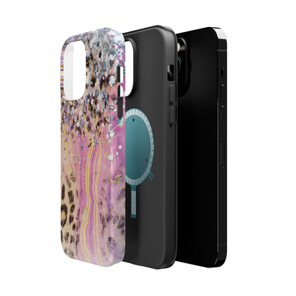 Glitter Glam Leopard – Magsafe iPhone Series Case