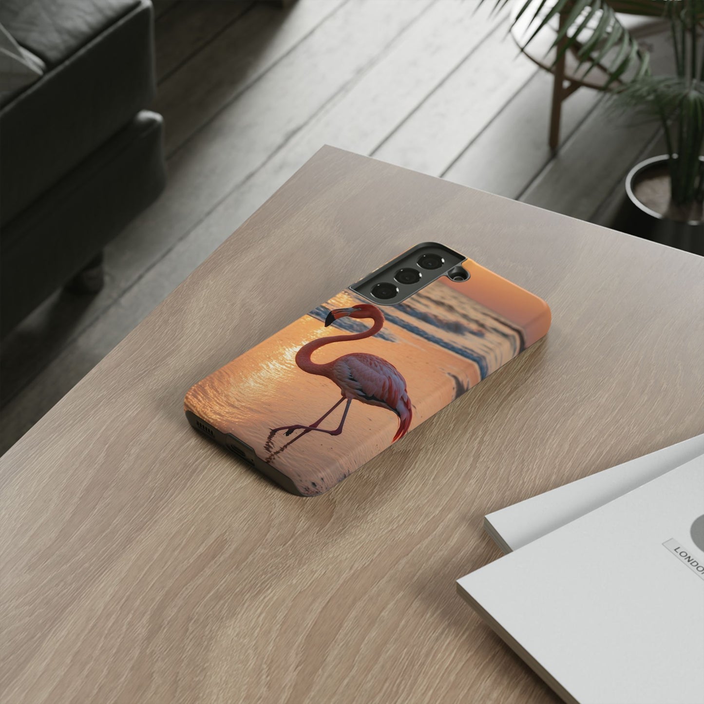 Island Beauty – Flamingo Samsung Galaxy Case