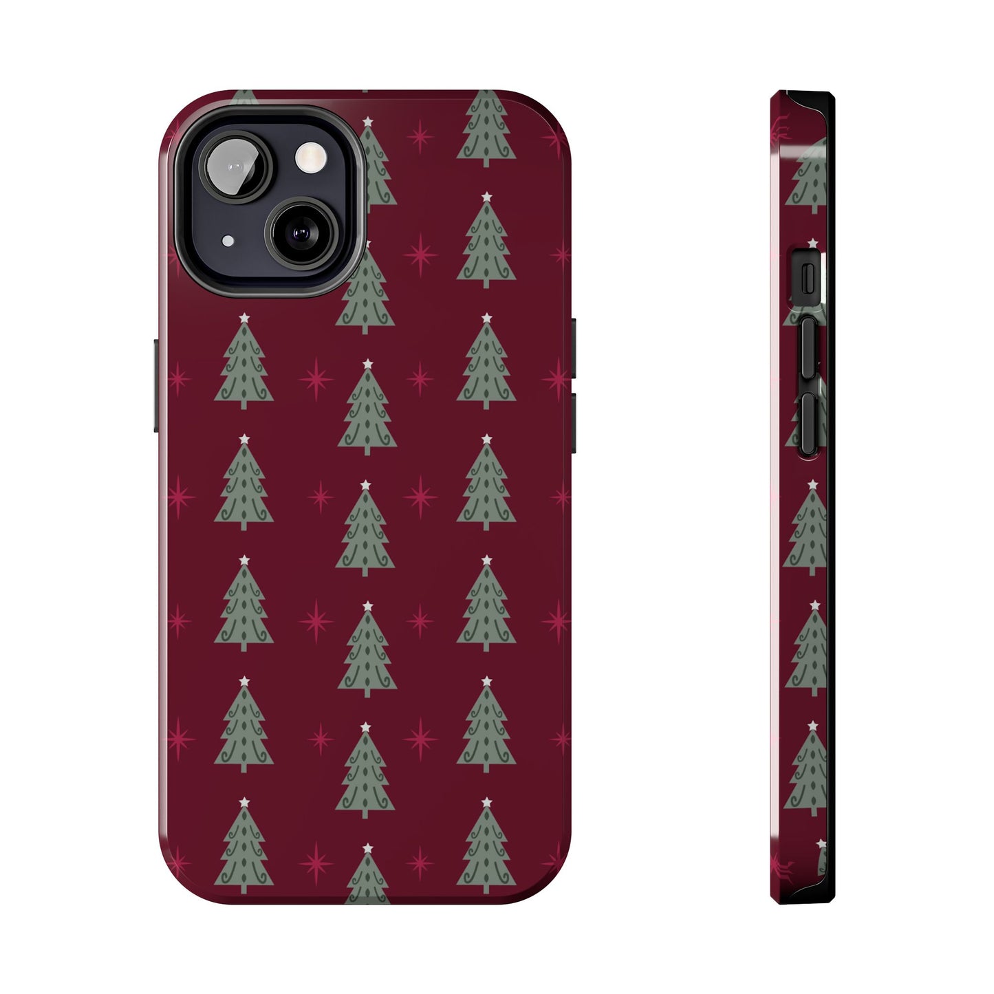 Retro Christmas Tree Pattern – iPhone Series Case