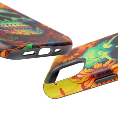 Sun Kissed Skull MagSafe iPhone Case