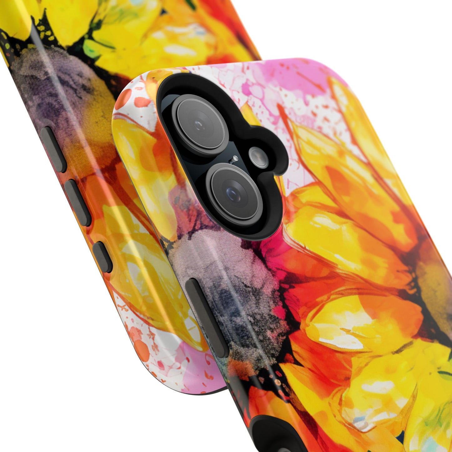 Bold Watercolor Sunflowers - MagSafe iPhone Series Case