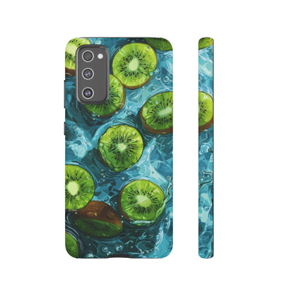 Tropical Kiwi Splash Samsung Galaxy Case – Tough Dual - Layer, Vibrant Summer Design - BOGO Cases