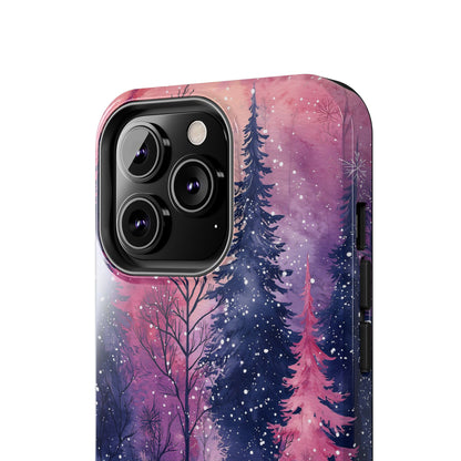 Sunset Snow Forest - iPhone Series Case