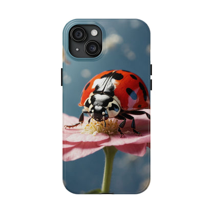 iPhone Case: Floral Ladybug Delight