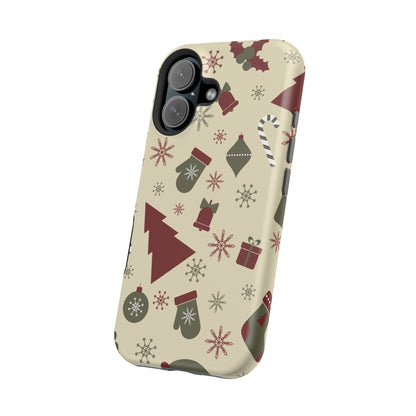 Vintage Holiday Cheer - MagSafe iPhone Series Case