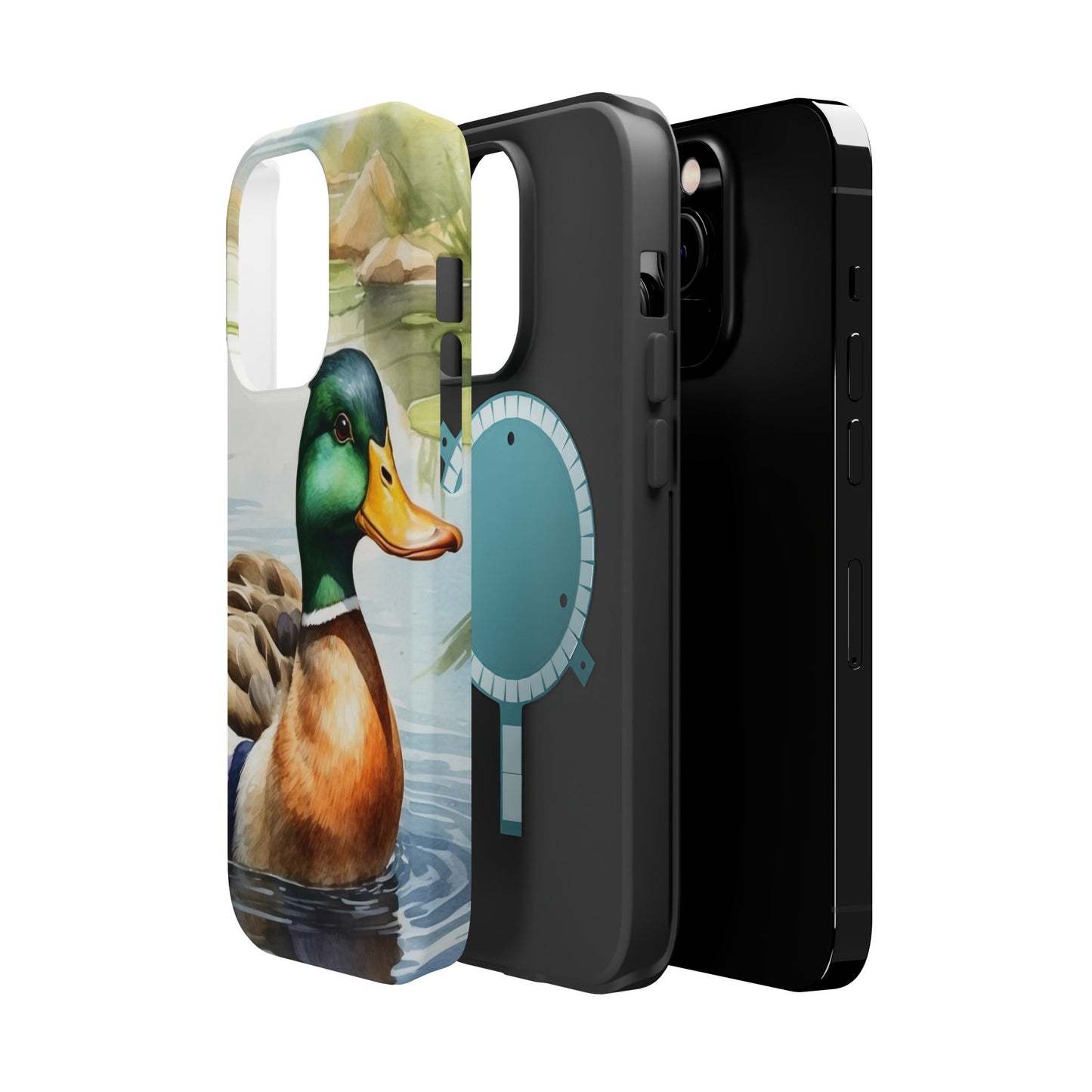 Serene Duck Reflection - MagSafe iPhone Case