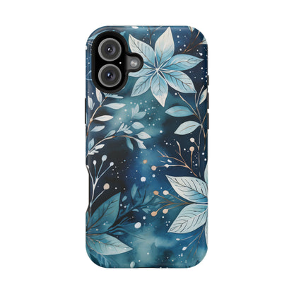 Midnight Frost Botanical – MagSafe iPhone Case