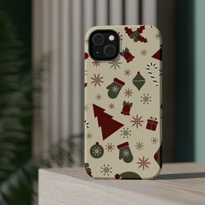 Vintage Holiday Cheer - MagSafe iPhone Series Case