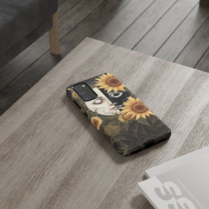 Sunflower Moon and Stars Samsung Galaxy Case – Ethereal Art Design