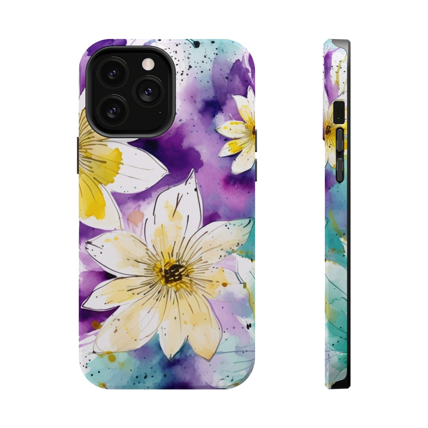 Abstract Floral Watercolor Splash - MagSafe iPhone Series Case