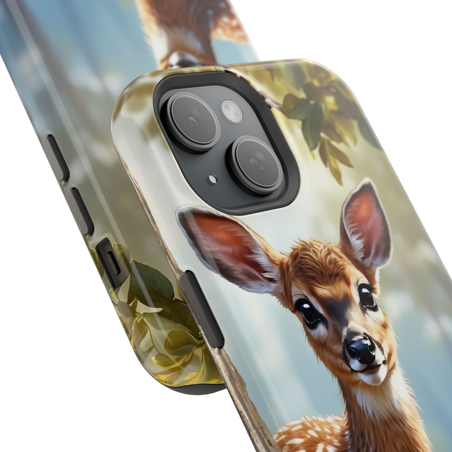 Whimsical Fawn in a Sunlit Forest MagSafe iPhone Case