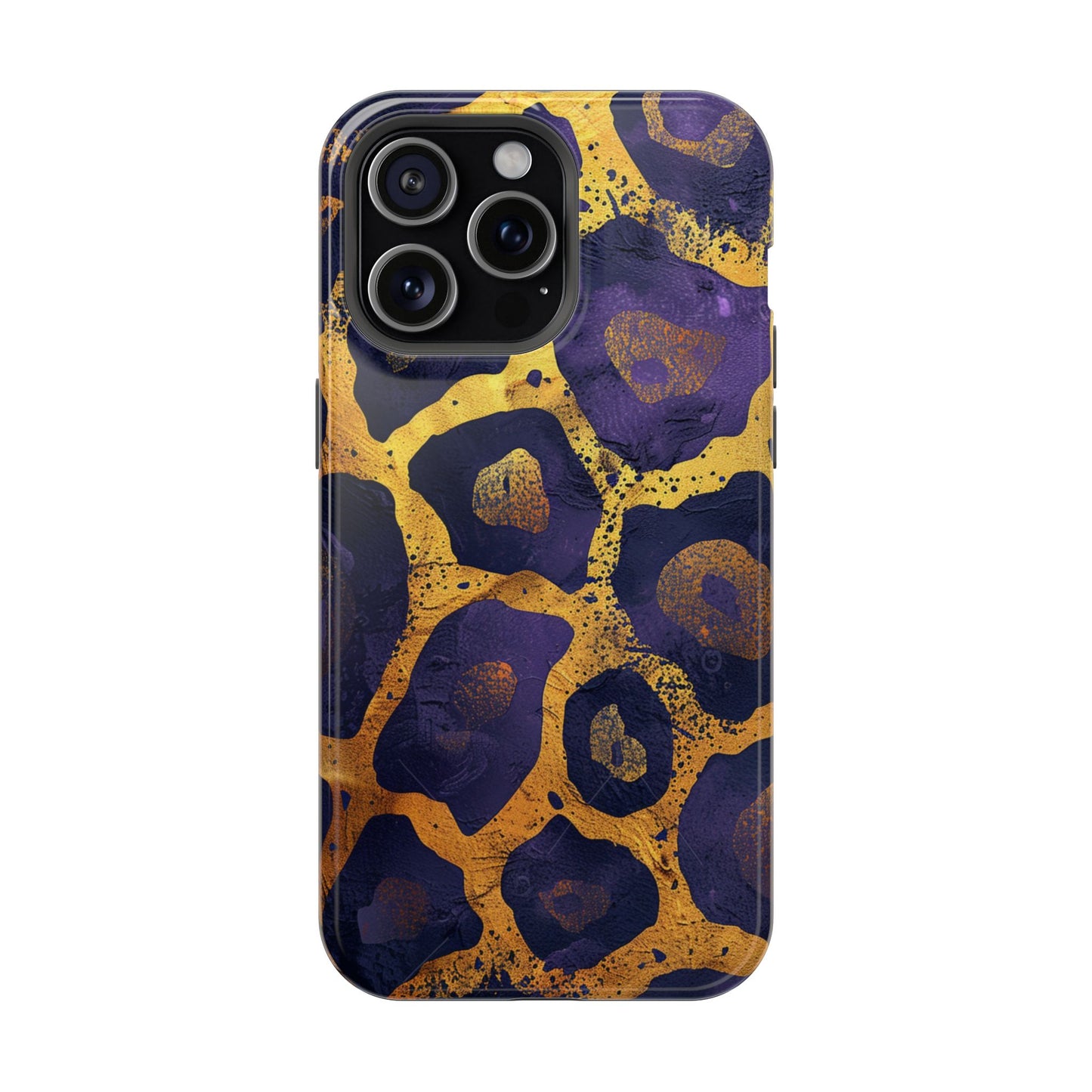 Regal Amethyst Leopard iPhone Case