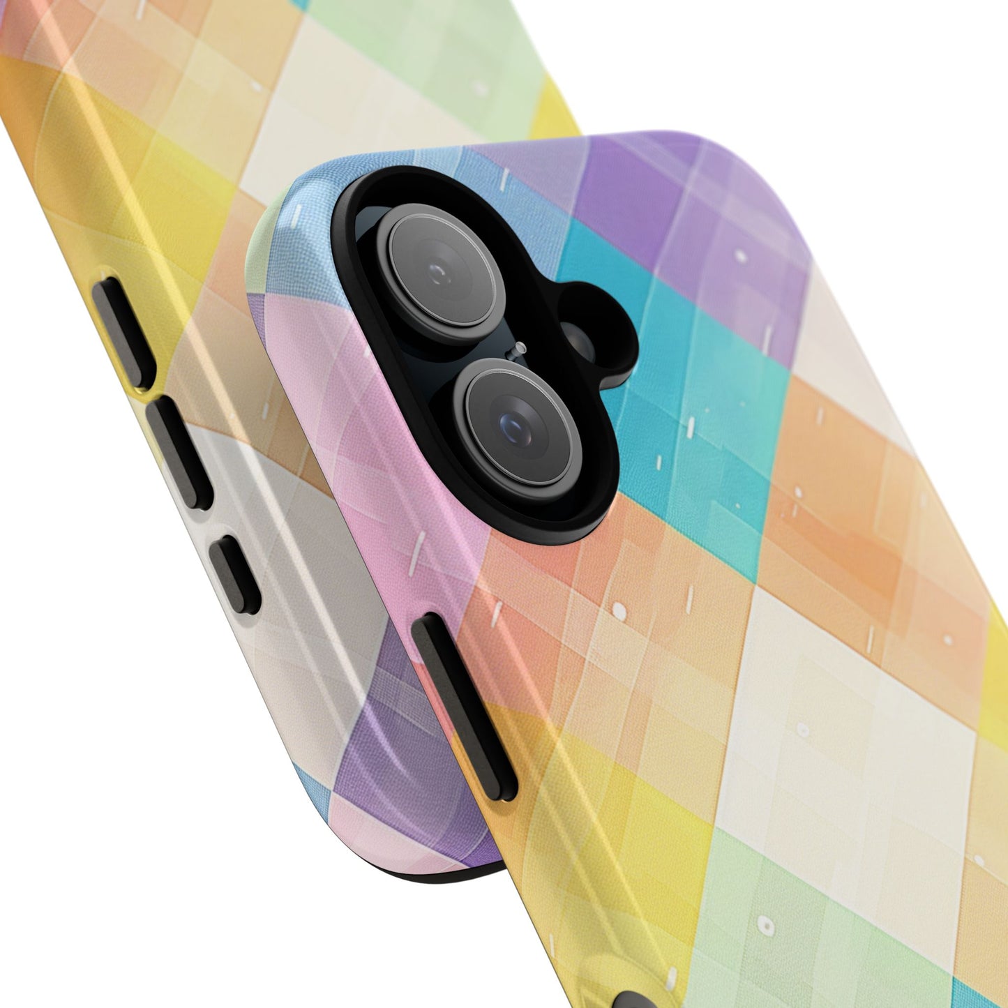 Pastel Plaid Watercolor iPhone Case