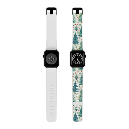 Watercolor Winter Forest  Apple Watch Band