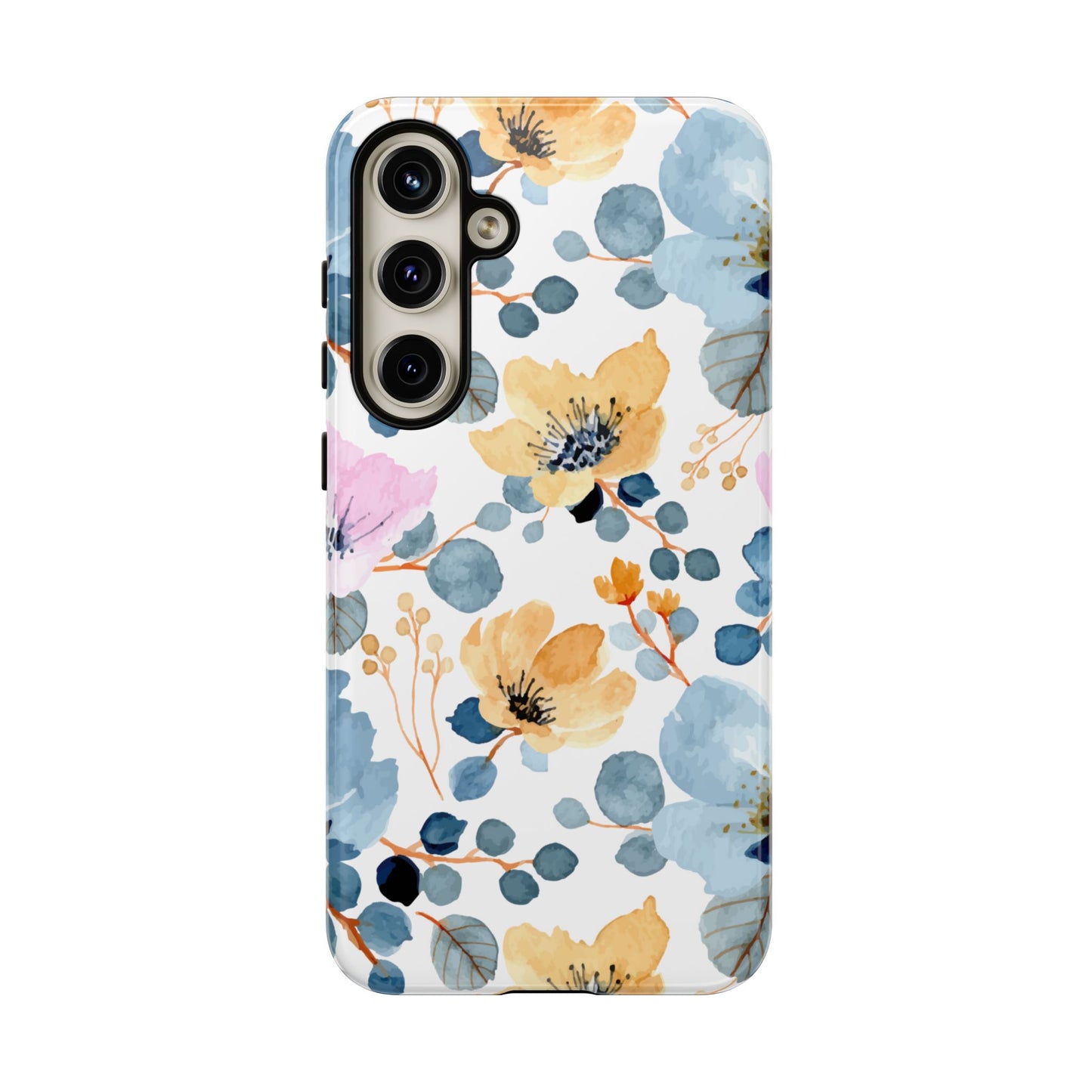 Spring Radiance – Samsung Galaxy Case with Bold Watercolor Florals