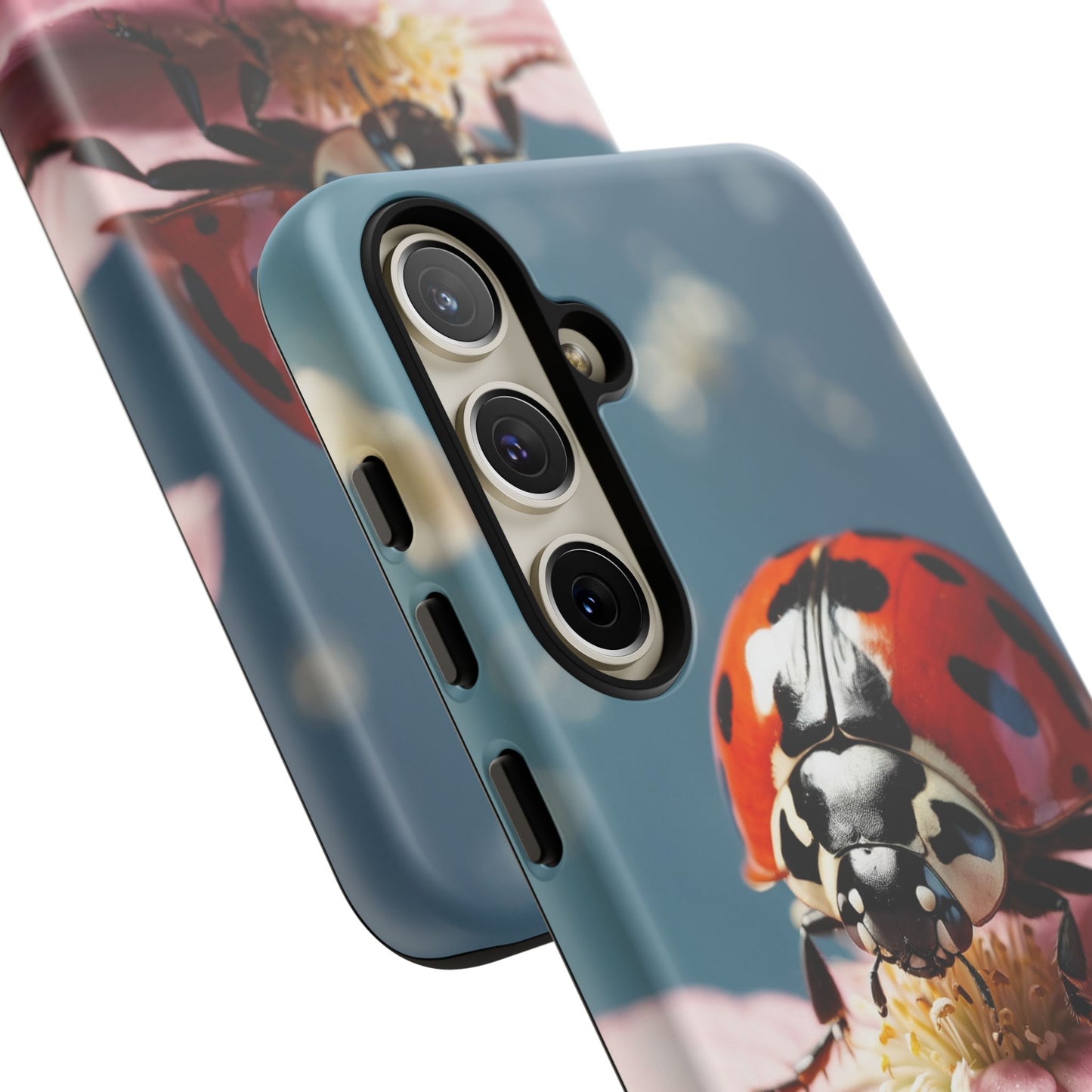 Samsung Galaxy Case: Floral Ladybug Delight