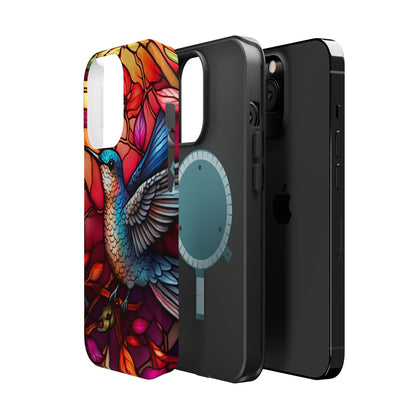 Radiant Multicolor Bird Artwork - MagSafe iPhone Case