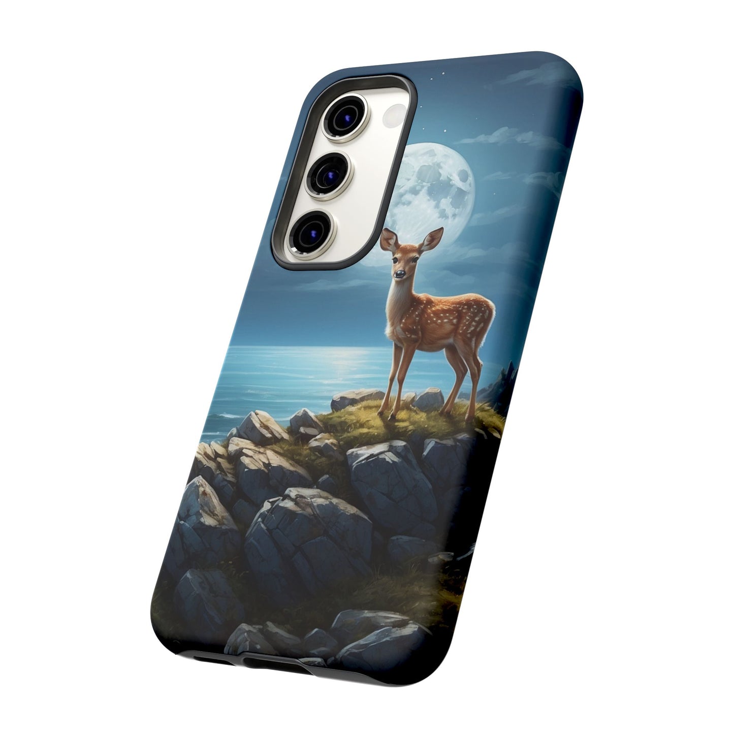 Enchanted Fawn Under the Moonlit Sky Samsung Galaxy Case