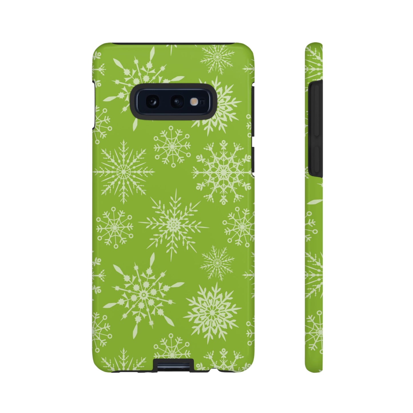 Green Snowflake Pattern – Samsung Galaxy Series Case