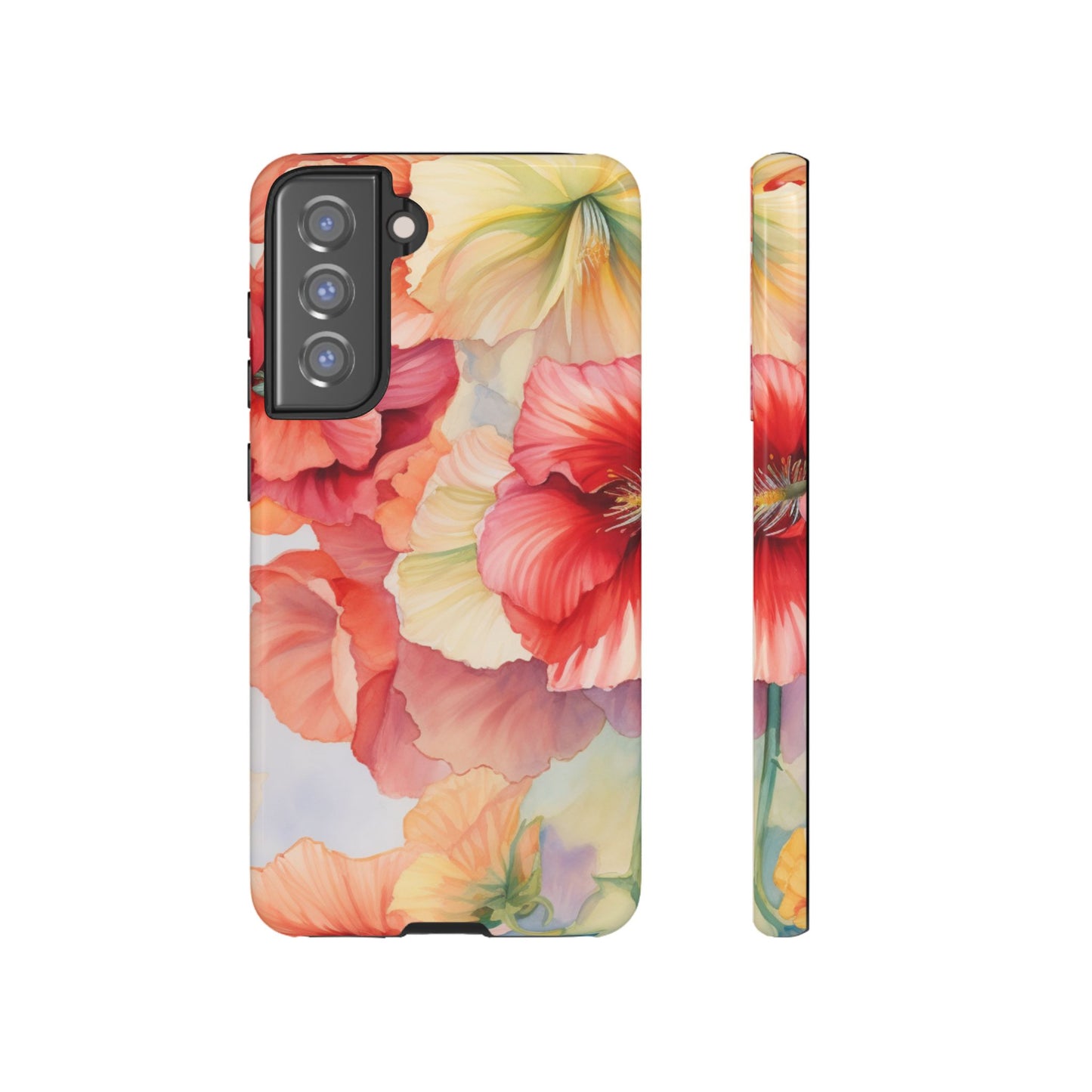 Gumamela Blush Pink Watercolor Floral – Samsung Galaxy Case