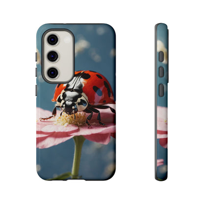 Samsung Galaxy Case: Floral Ladybug Delight