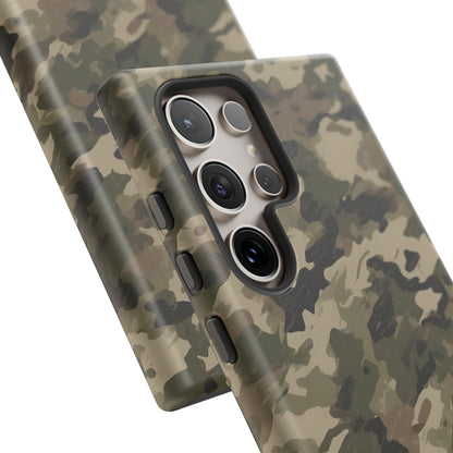 Classic Light Brown Camouflage – Premium Samsung Galaxy Case, Rugged and Stylish