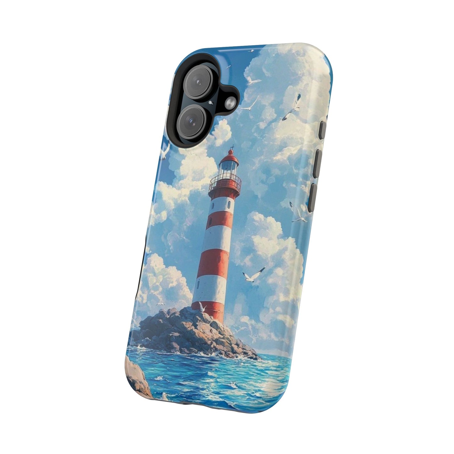 Iphone Case - Majestic Lighthouse Scene Design