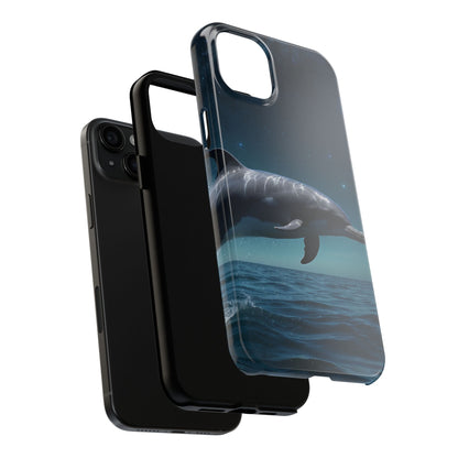 Midnight Ocean Dolphin - iPhone Case