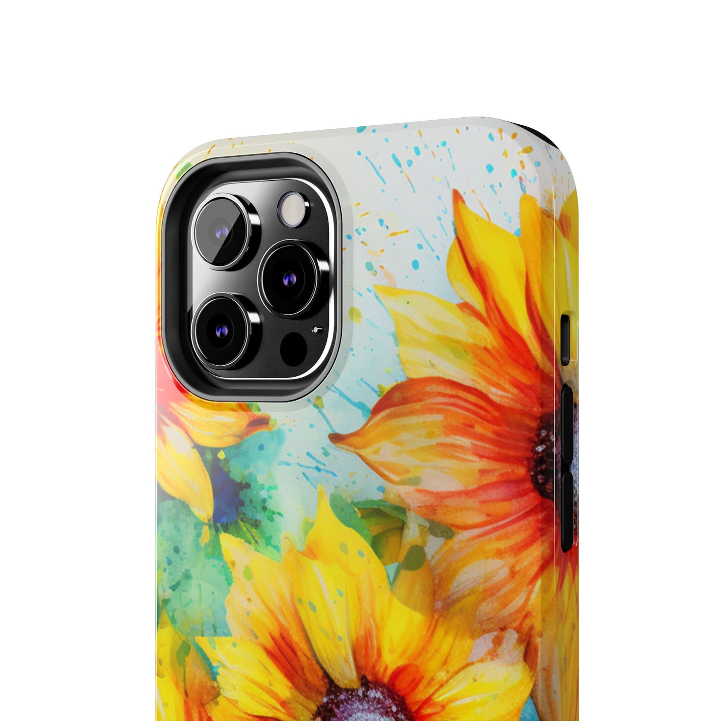 Watercolor Sunflower Splash - iPhone Series Case